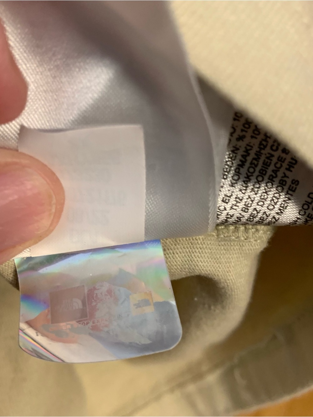 The North Face Men’s XXL Glitched Logo Tee Orange/Black Front Small Logo on Back - Picture 8 of 11